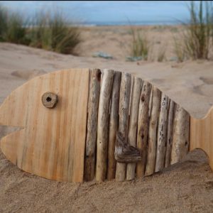 Driftwood vertical fish