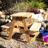 Kids garden bench